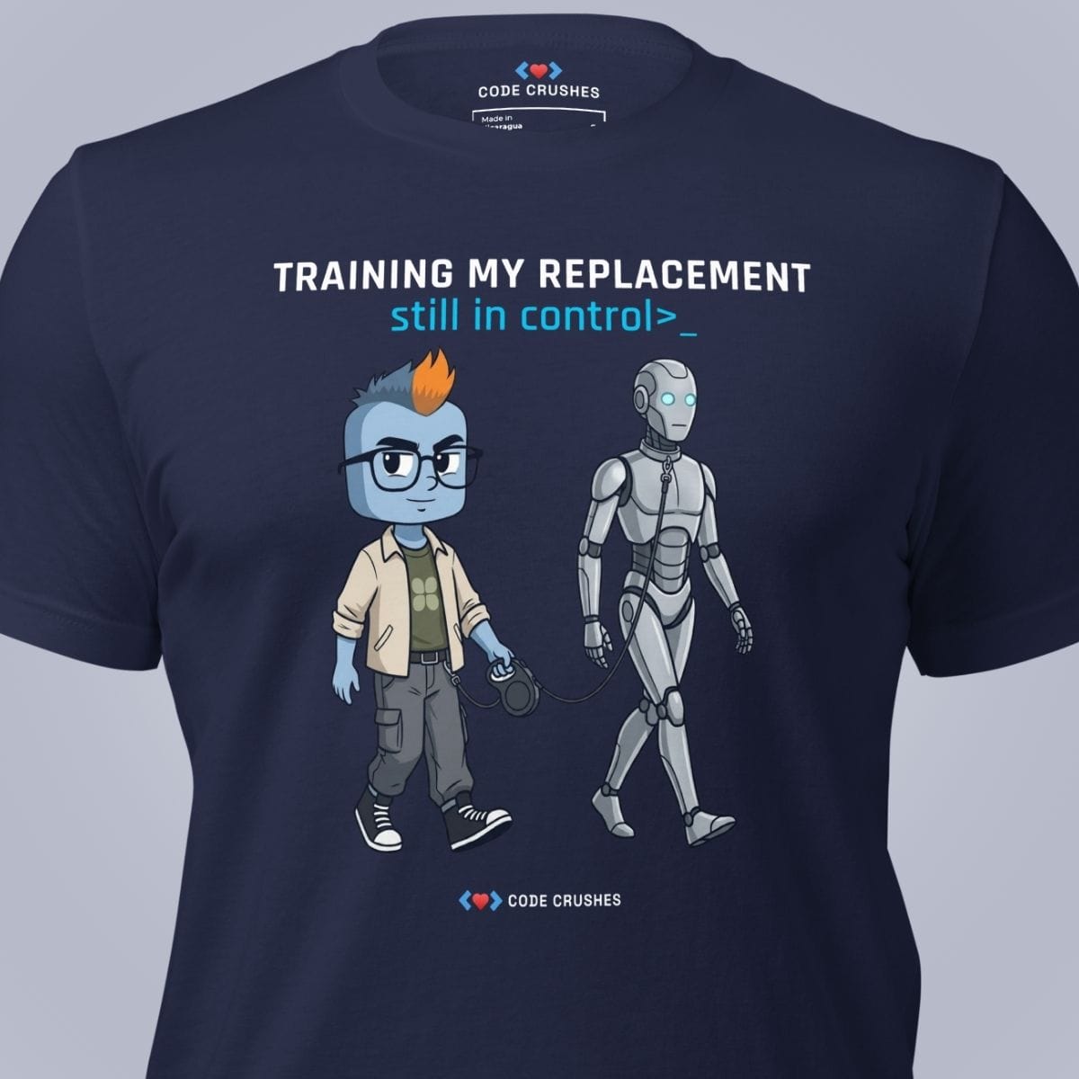 Code Crushes T-SHIRT Training My Replacement T-Shirt