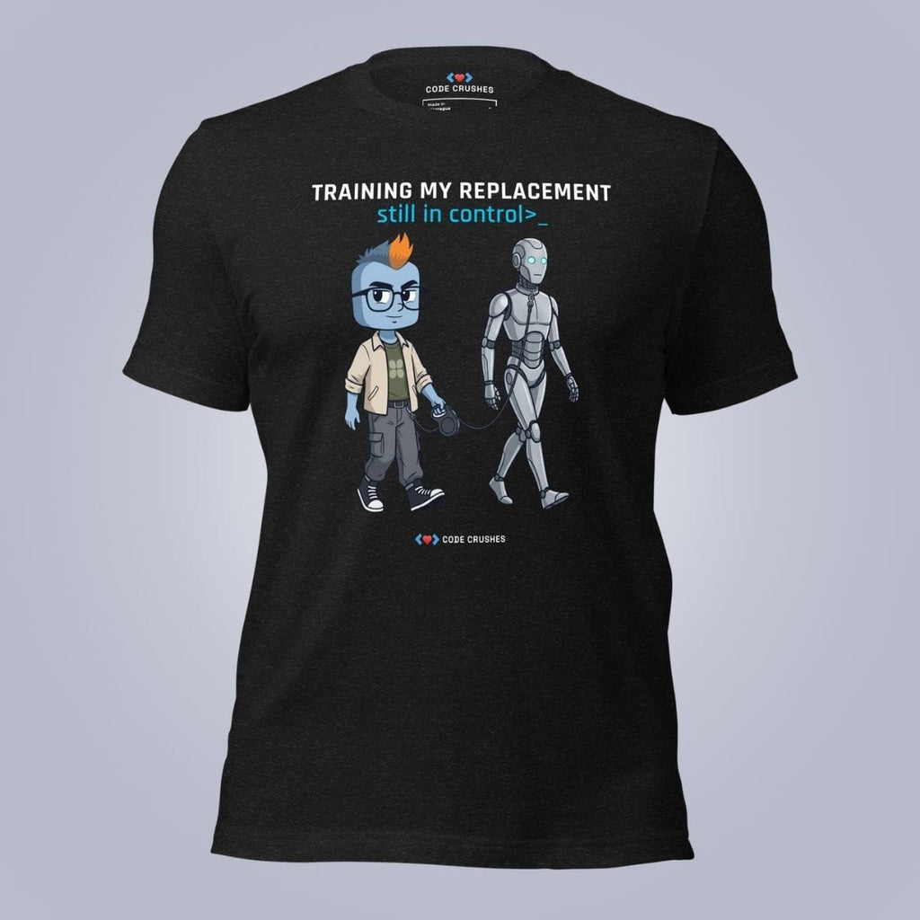 Code Crushes T-SHIRT Black Heather / S Training My Replacement T-Shirt
