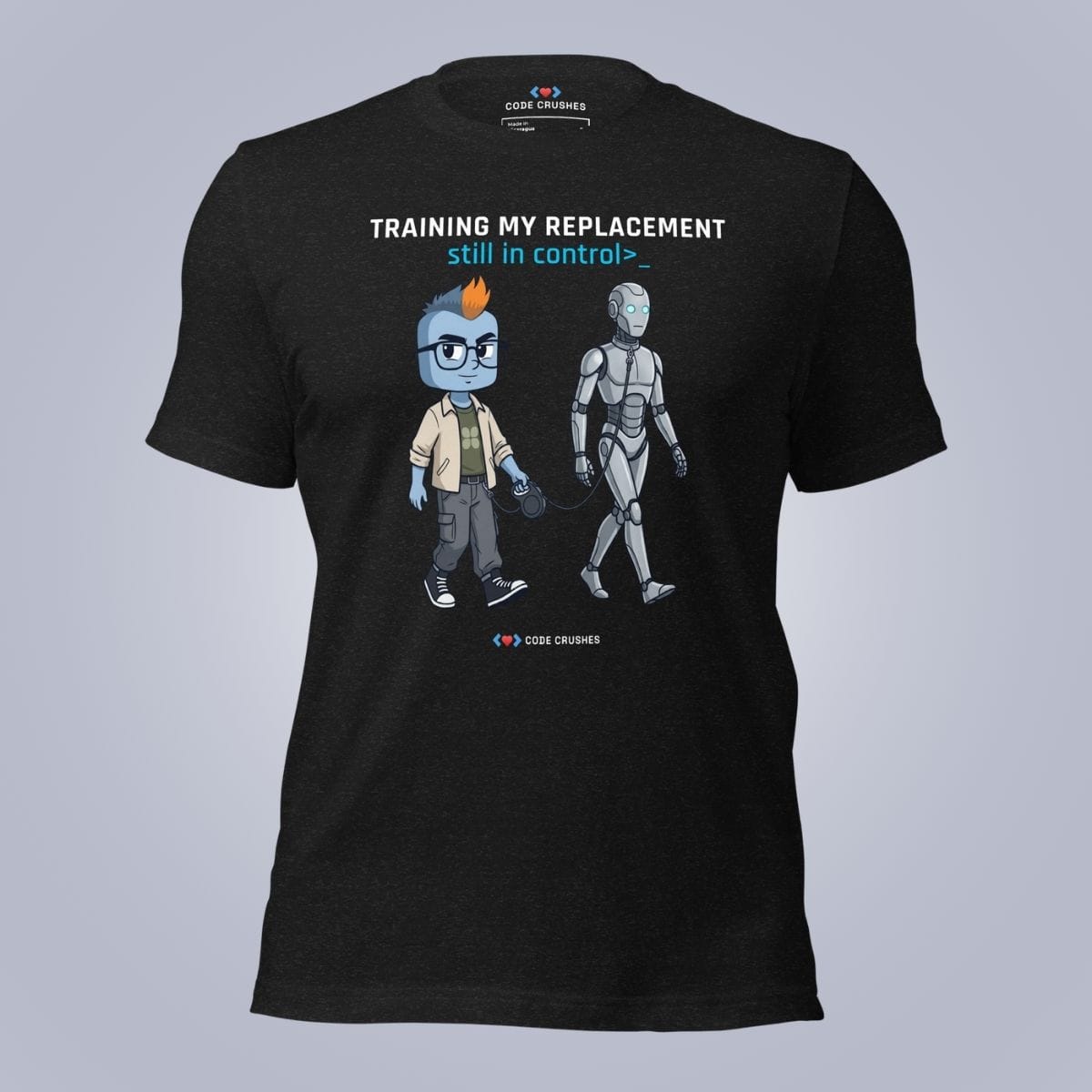 Code Crushes T-SHIRT Black Heather / S Training My Replacement T-Shirt