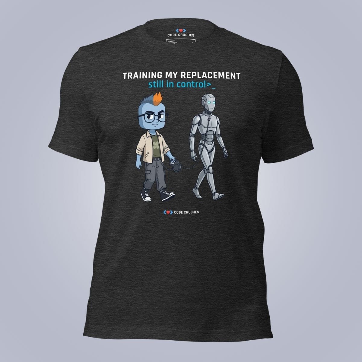 Code Crushes T-SHIRT Dark Grey Heather / S Training My Replacement T-Shirt