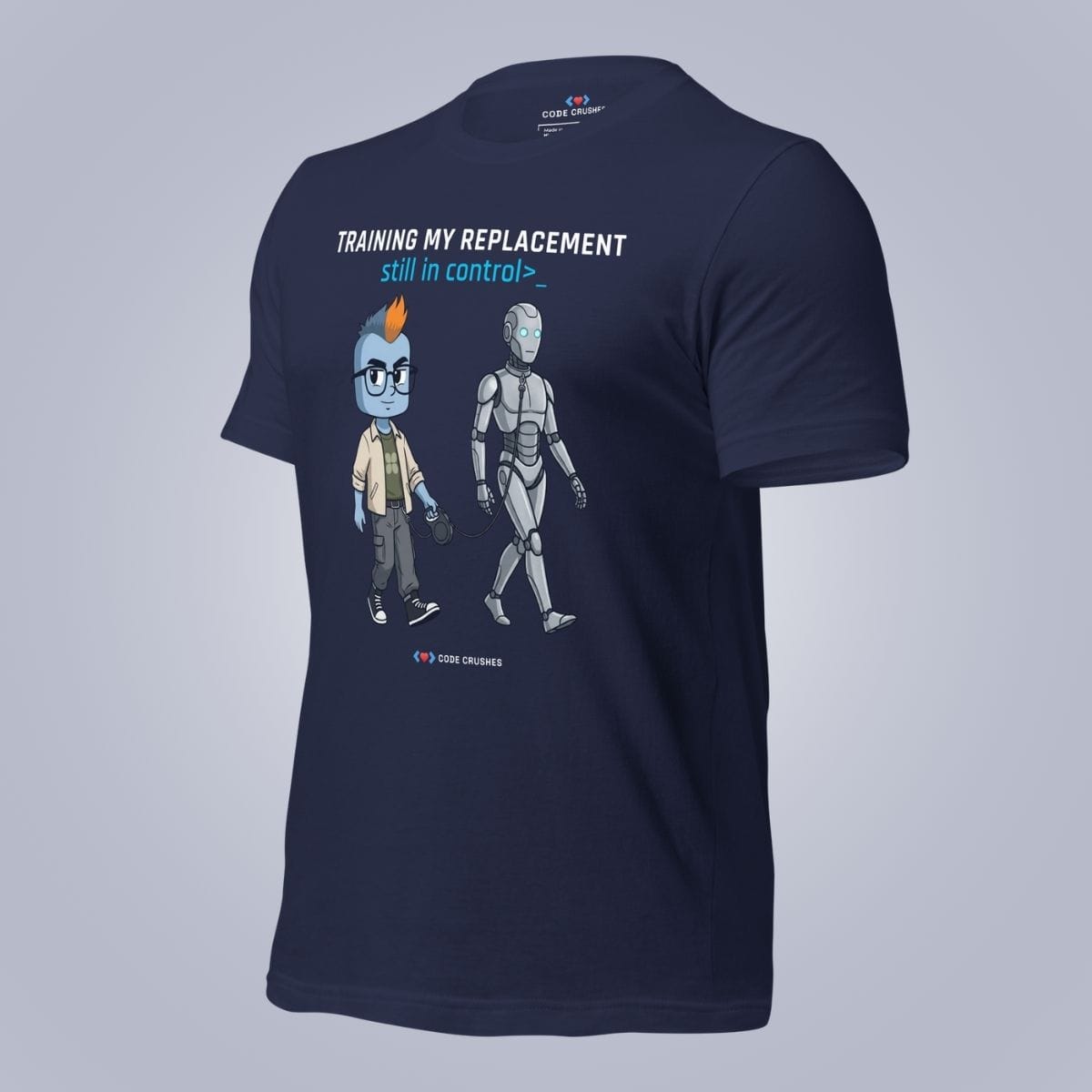 Code Crushes T-SHIRT Training My Replacement T-Shirt
