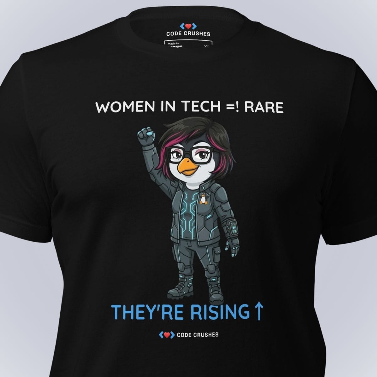 Code Crushes T-SHIRT Women in Tech Are Rare. They're Rising. T-Shirt