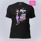Code Crushes T-SHIRT Black Heather / S Mom Has Admin Rights T-Shirt