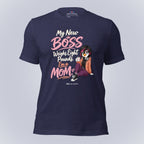 Code Crushes T-SHIRT Heather Midnight Navy / S My New Boss Weighs Eight Pounds T-Shirt